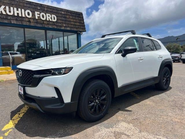 2026 Mazda Mazda CX-50 Hybrid Preferred AWD in Wind Chill Pearl — front three-quarter view