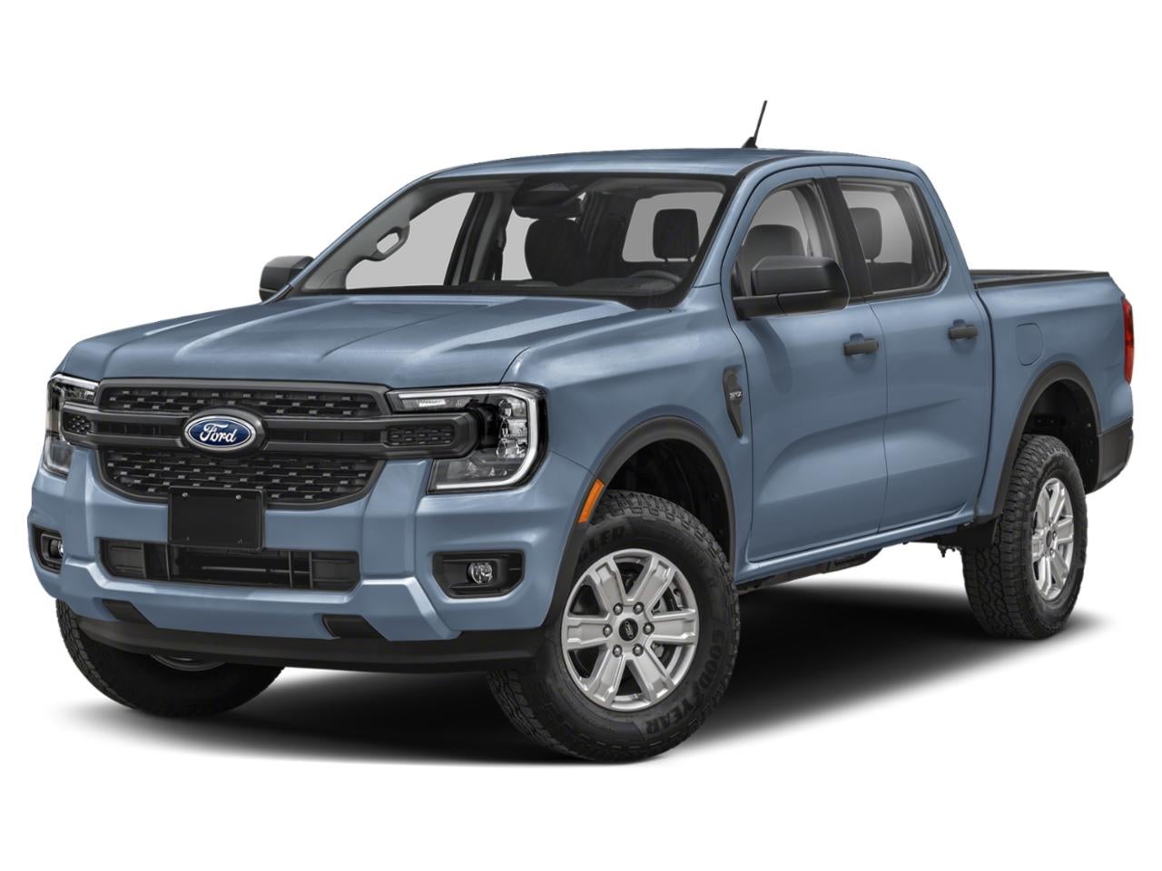 2024 Ford Ranger XL 4WD SuperCrew 5' Box in Carbonized Gray Metallic — front three-quarter view