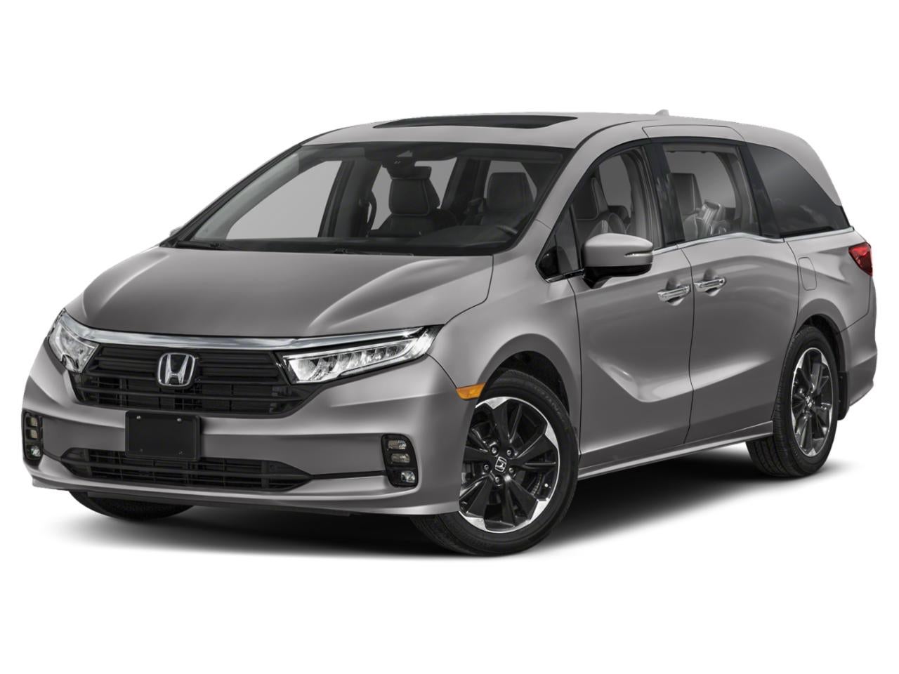 2022 Honda Odyssey Elite Auto in White — front three-quarter view