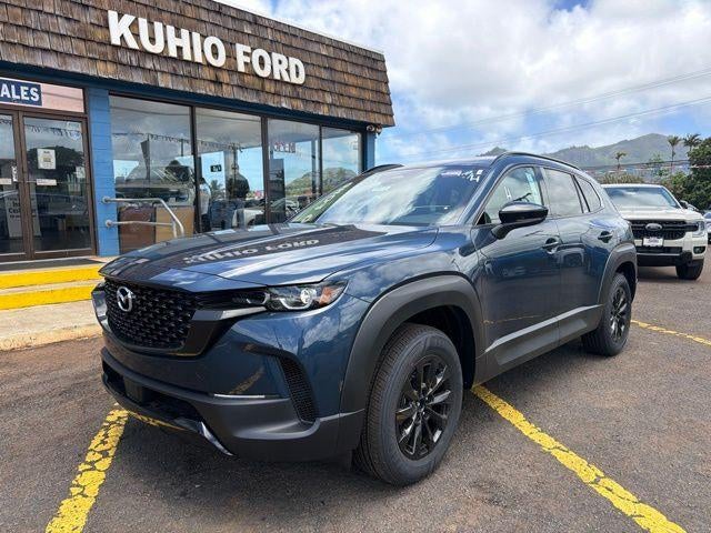 2026 Mazda Mazda CX-50 Hybrid Premium AWD in Ingot Blue Metallic — front three-quarter view