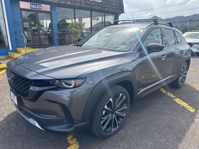 2026 Mazda Mazda CX-50 2.5 Turbo Premium Plus AWD in Machine Gray Metallic — front three-quarter view