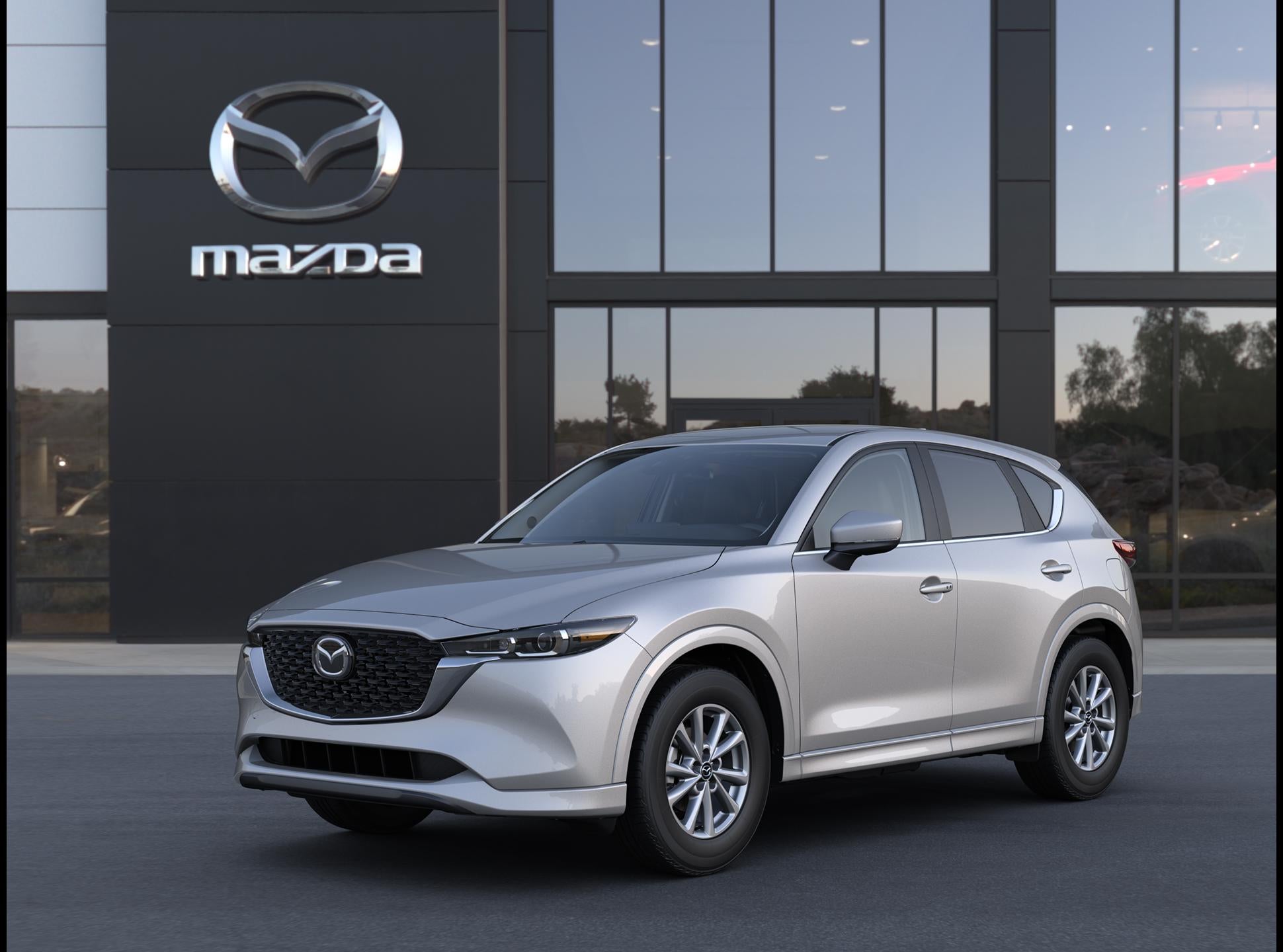 2025 Mazda Mazda CX-5 2.5 S Select AWD in Platinum Quartz Metallic — front three-quarter view