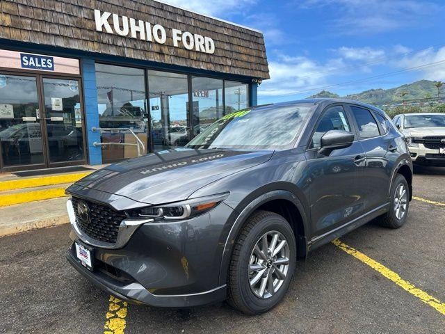 2025 Mazda Mazda CX-5 2.5 S Select AWD in Machine Gray Metallic — front three-quarter view
