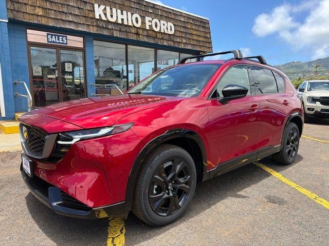 2026 Mazda Mazda CX-5 2.5 S Premium Plus AWD in Soul Red Crystal Metallic — front three-quarter view